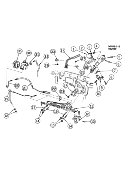 N STEERING SYSTEM & RELATED PARTS-3.0L V6 (LN7/3.0L)