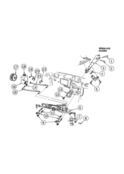 N STEERING SYSTEM & RELATED PARTS-2.3L L4 (LD2/2.3D)