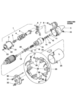 A STARTER MOTOR (DELCO REMY)
