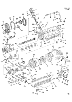RV ENGINE ASM-7.4L V8 PART 1 (L19/7.4N)