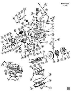 J ENGINE ASM-1.8L L4 PART 1 (LH8/1.8-0)