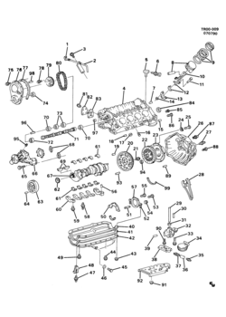 RV ENGINE ASM-5.0L V8 PART 1 (L03/5.0H)