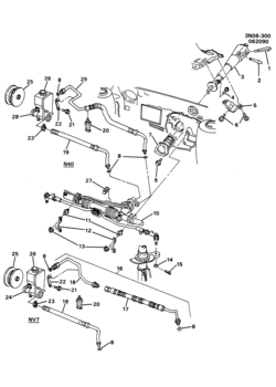 N STEERING SYSTEM & RELATED PARTS (LG0/2.3A)(LD2/2.3D)