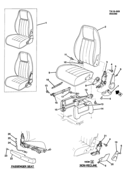 V(16) SEAT/BUCKET (AV5)(AQ9)