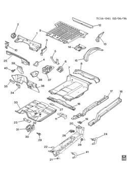 CK(16) SHEET METAL/BODY PART 1 UNDERBODY & ENGINE COMPARTMENT