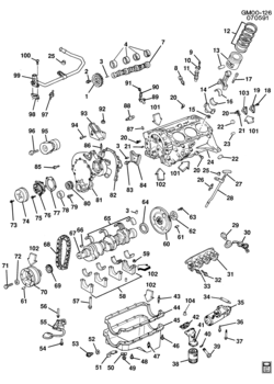 L ENGINE ASM-3.1L V6 PART 1 (LH0/3.1T)