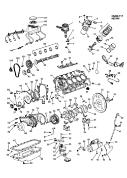 E ENGINE ASM-4.5L V8 PART 1 (LW2/4.5-3)