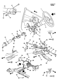 AG19 STEERING SYSTEM & RELATED PARTS (F73/AWD)
