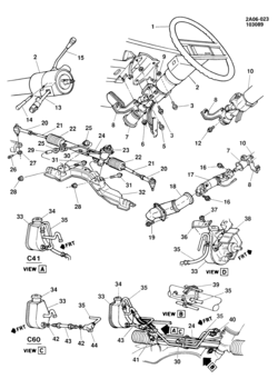 A STEERING SYSTEM & RELATED PARTS-2.8L V6 (LE2/2.8X)