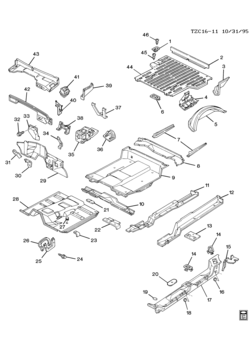 CK(06) SHEET METAL/BODY PART 1 UNDERBODY & ENGINE COMPARTMENT