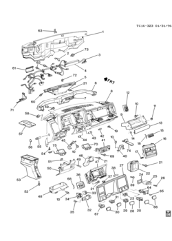 CK INSTRUMENT PANEL & RELATED PARTS PART 1