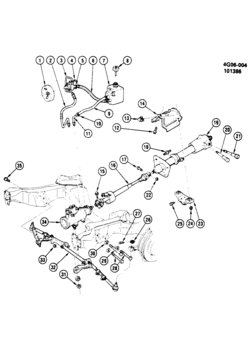 G STEERING SYSTEM & RELATED PARTS-V6 (LC2/3.8-7)