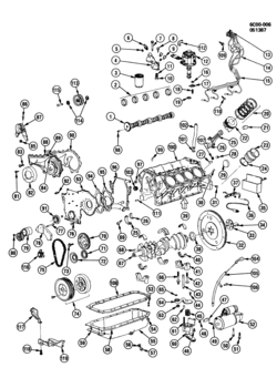C ENGINE ASM-4.1L V8 PART 1 (LT8/4.1-8)