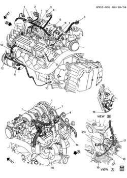 H WIRING HARNESS/ENGINE-V6 3.8K(L36)