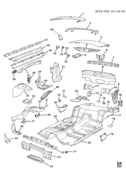 F SHEET METAL/BODY PART 2-UNDERBODY, ENGINE COMPARTMENT & REAR END