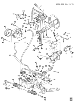 C STEERING SYSTEM & RELATED PARTS-V6 3.8L(L27)