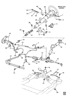 U STEERING SYSTEM & RELATED PARTS (LG6/3.1D)