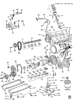 CK ENGINE ASM-7.4L V8 PART 1 (L19/7.4N)