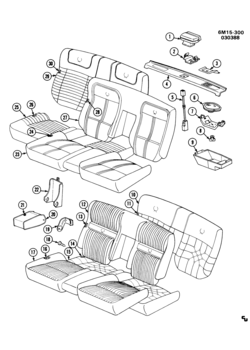 K SEAT ASM & BACK WINDOW SHELF/REAR