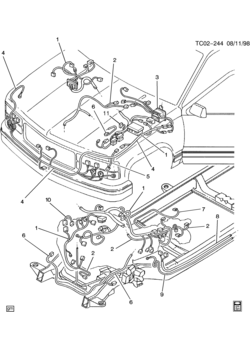 CK(06-16) WIRING HARNESS FRONT (GASOLINE)