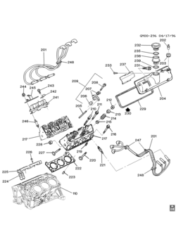 U ENGINE ASM-3.4L V6 PART 2 CYLINDER HEAD & RELATED PARTS (LA1/3.4E)