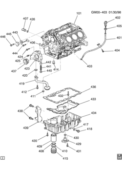 W ENGINE ASM-3.5L V6 PART 4 OIL PUMP, PAN & RELATED PARTS (LX5/3.5H)(DOHC)