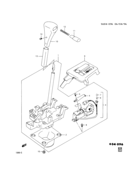 M SHIFT CONTROL/AUTOMATIC TRANSMISSION-SELECTOR LEVER ASM(MX1)