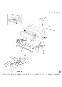 CK(03) FRONT SEAT/BENCH HARDWARE (A52 EXC MANUAL LATCH RELEASE)