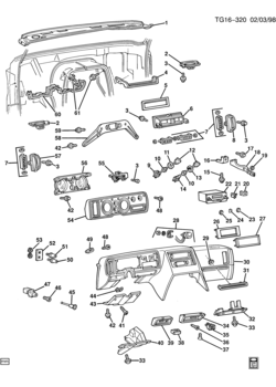 G INSTRUMENT PANEL & RELATED PARTS