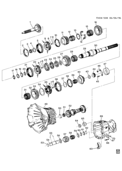 T1 5-SPEED MANUAL TRANSMISSION (M50) PART 2 MAIN GEARS