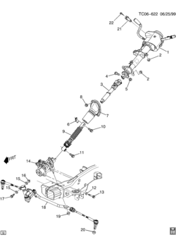 K1 STEERING SYSTEM & RELATED PARTS