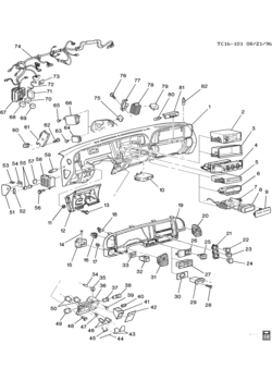 CK INSTRUMENT PANEL & RELATED PARTS PART 2