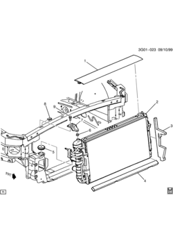 G RADIATOR MOUNTING & RELATED PARTS