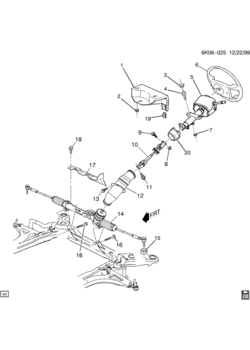 KS,KY STEERING SYSTEM & RELATED PARTS (LHD)