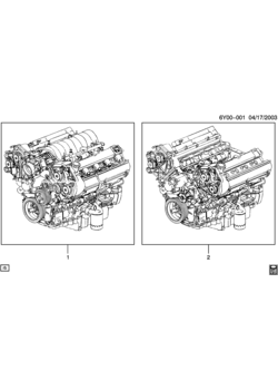 YV ENGINE ASM & PARTIAL ENGINE (LH2/4.6A)