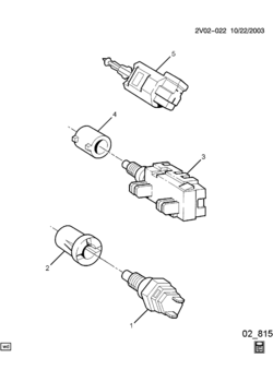 V ELECTRICAL MISCELLANEOUS-STOP LAMP & CRUISE CONTROL SWITCHES