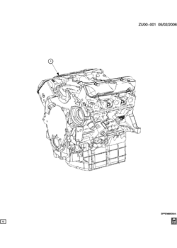 UX1 PARTIAL ENGINE (LX9/3.5L)
