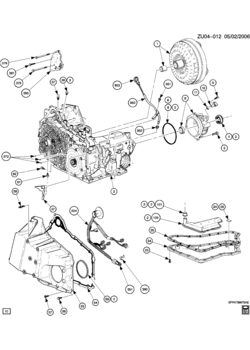 UX1 AUTOMATIC TRANSAXLE CASE & RELATED PARTS