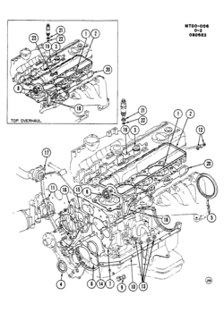 T ENGINE GASKET KIT-1.8L L4 (LJ5/1.8D) DIESEL