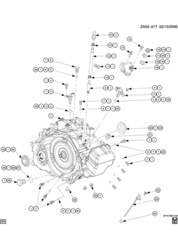 A AUTOMATIC TRANSMISSION (M43) OTHER COMPONENTS