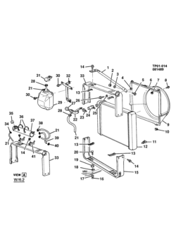 P(32) RADIATOR MOUNTING & RELATED PARTS