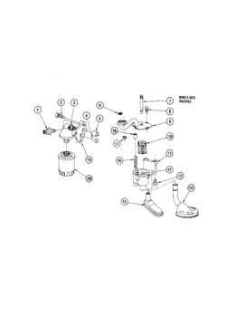 D ENGINE OIL FILTER & RELATED PARTS-4.1L V8 (4.1-8)(LT8)