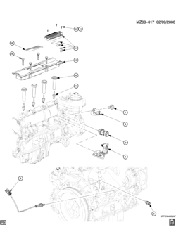 L ENGINE ASM-L4 CONTROL SENSORS & IGNITION SYSTEM (L61/2.2D)