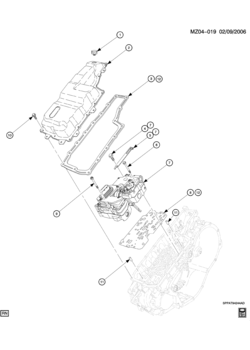 A VARIABLE TRANSMISSION CONTROL VALVE BODY ASSEMBLY & COVER(M75)