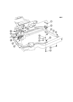 D ENGINE & TRANSMISSION MOUNTING-V8 (L61/368-6,L62/368-9)
