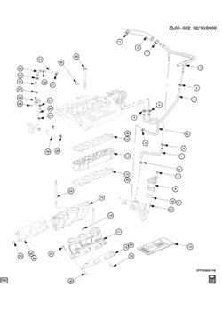 L ENGINE ASM-3.5L V6 INTAKE MANIFOLD & RELATED PARTS (L66/3.5-4)