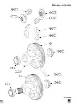 L VARIABLE TRANSMISSION FRONT DIFFERENTIAL CARRIER(M16,M75)