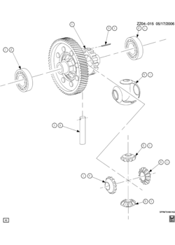 Z 5-SPEED MANUAL TRANSAXLE DIFFERENTIAL(MP2,MP3)