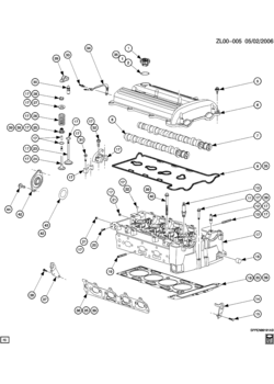 A ENGINE ASM-L4 CYLINDER HEAD AND RELATED PARTS (L61/2.2D)