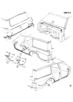 BODY WIRING HARNESS TYPICAL (WAGON)